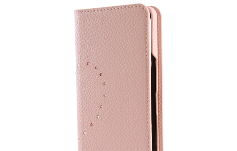 Blanccoco NY-BIG Heart Leather Case for Xperia 5 III／French Pink