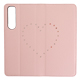 Blanccoco NY-BIG Heart Leather Case for Xperia 5 III／French Pink