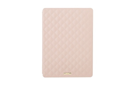【au限定】GRAMAS COLORS QUILT Leather Case for iPad（第9世代）／Pink Beige