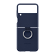 Galaxy Z Flip3 5G Silicone Cover with Ring／Navy