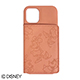 iPhone 12 mini用 ミラー&カードポケット付きハードカバー／Pink Minnie