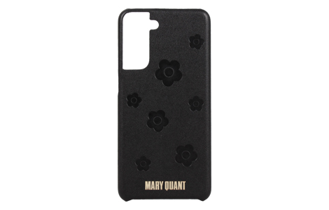 Galaxy S21 5G Mary Quant デイジーエンボスバックケース／Black