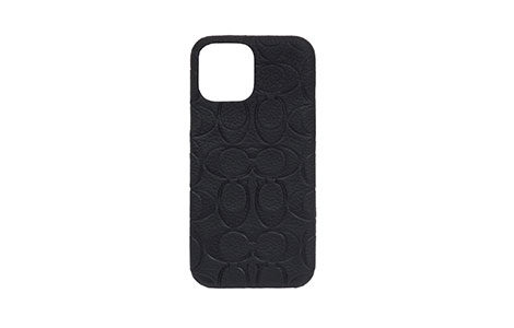 iPhone 13 Pro Maxp COACHiRjn[hP[X^EMBOSSED Black