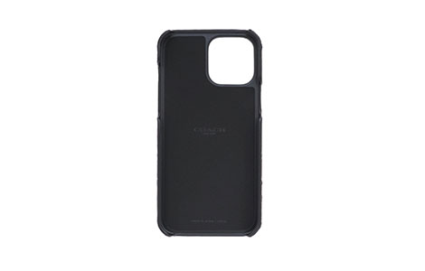 iPhone 13 Pro Maxp COACHiRjn[hP[X^EMBOSSED Black