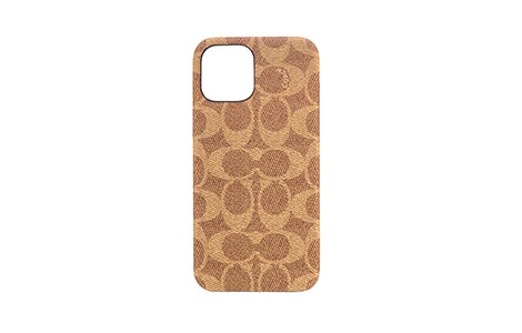 iPhone 13 Pro Maxp COACHiRjn[hP[X^SIGNATURE Brown