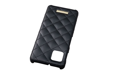 yauzGRAMAS COLORS QUILT Shell Case for AQUOS sense6^Black