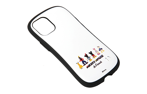 【au限定】iPhone 12 mini用 iFace First Classケース ミッキーマウス/白