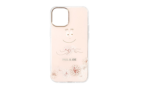 iPhone 12 mini用 バーバパパ×ポール & ジョー ハイブリッドカバー／クリザンテーム・ピンク