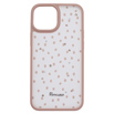 【au限定】Blanccoco NY-Manhattan Light Hybrid Case for iPhone 13 mini／Pink Beige Dot