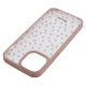 yauzBlanccoco NY-Manhattan Light Hybrid Case for iPhone 13 mini^Pink Beige Dot