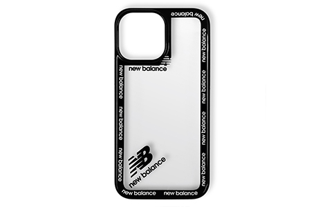 iPhone 13 Pro用 New Balance ラウンドロゴ ハイブリッドケース／ブラック