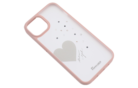yauzBlanccoco NY-Manhattan Light Hybrid Case for iPhone 13^Pink CHIC HEART