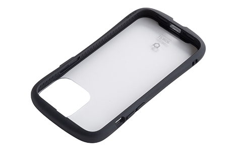 iPhone 13 Pro Max用 iFace Reflection強化ガラスクリアケース／ブラック