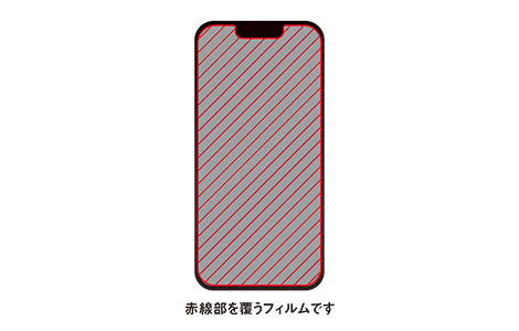 au限定】iPhone 13 Pro Max用 保護フィルム／フルスペック高光沢