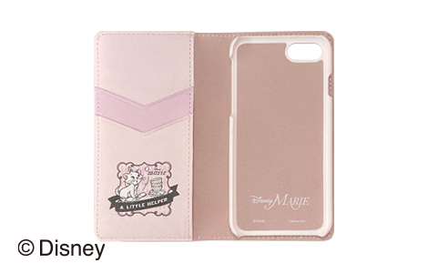 【au限定】MARIE／ブックタイプケース for iPhone SE（第3世代）／Pink