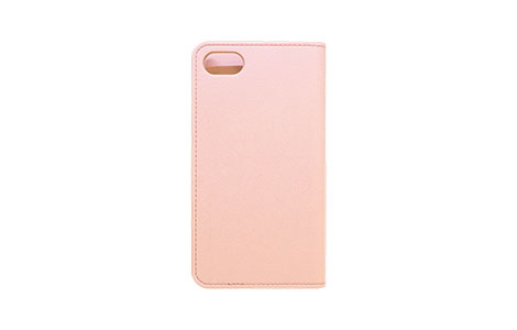 iPhone SE（第3世代）用 LANVIN en Bleu ブックタイプケース／Baby Pink×Vivid Pink