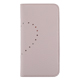 Blanccoco NY-BIG Heart Leather Case for Galaxy S22／Powder Pink