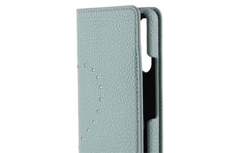 yauzBlanccoco NY-BIG Heart Leather Case for Xperia 10 IV^Mint Smoothie