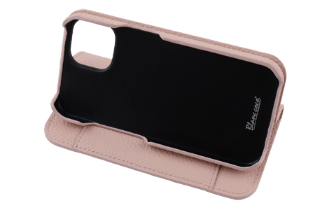 au限定】Blanccoco NY-BIG Heart Leather Case for iPhone 14／Pink 