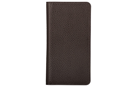 【au限定】GRAMAS COLORS Shrink Genuine Leather Folio for iPhone 14／Dark Brown