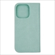 【au限定】NOLLEY'S Croco Style Leather BOOK TYPE CASE for iPhone 14 Pro／GREEN