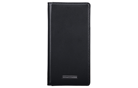 【au限定】GRAMAS COLORS Protection Genuine Leather Folio for iPhone 14 Pro／Black