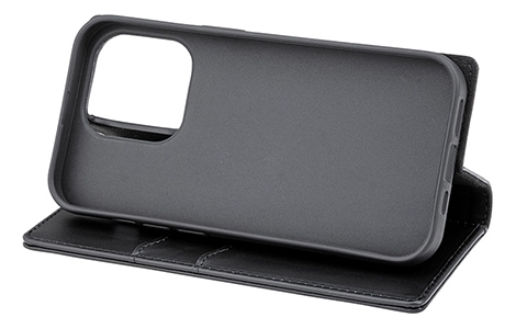 【au限定】GRAMAS COLORS Protection Genuine Leather Folio for iPhone 14 Pro／Black
