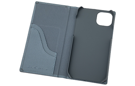 yauzGRAMAS COLORS EURO Passione 2 Leather Case for iPhone 14 Plus^Metallic Navy