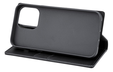 【au限定】GRAMAS COLORS Protection Genuine Leather Folio for iPhone 14 Pro Max／Black