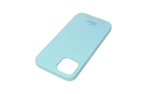 iPhone 13用 Lacoste(R) シリコーンケース／LIGHT BLUE
