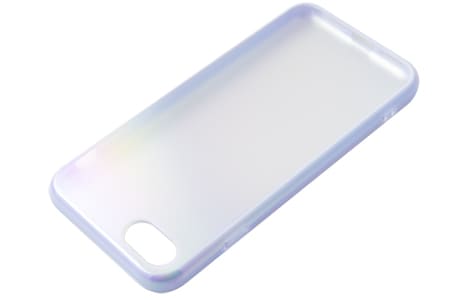 【au限定】iPhone SE（第3世代）用 エアクッションハイブリッドカバー／スモークブルー