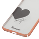 yauzBlanccoco Matte Metal Shell Case for iPhone SEi3j^Pink Gold CHIC HEART