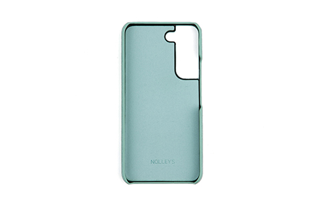 NOLLEY'S Croco Style Leather SHELL CASE for Galaxy S22／GREEN