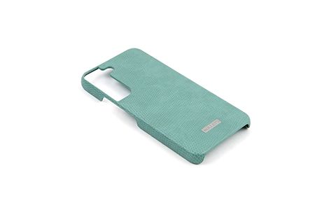 【au限定】NOLLEY'S Croco Style Leather SHELL CASE for Galaxy S22／GREEN
