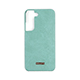 yauzNOLLEY'S Croco Style Leather SHELL CASE for Galaxy S22^GREEN
