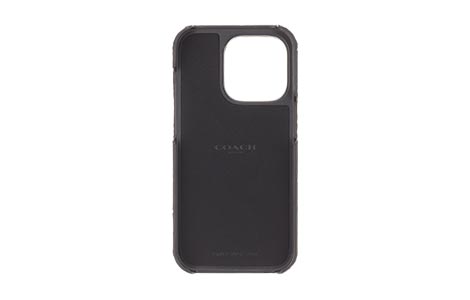 iPhone 14 Prop COACHiRjn[hP[X^EMBOSSED Black