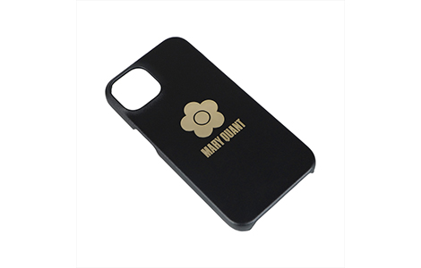 【au限定】iPhone 14用 Mary Quant デイジープレーティングバックケース／Black