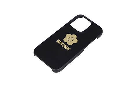 【au限定】iPhone 14 Pro用 Mary Quant デイジープレーティングバックケース／Black