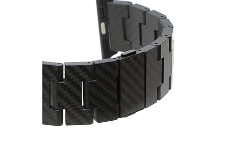 Apple Watch Series 7(45mm)用 PITAKA CARBON FIBER WATCH BAND／Retro