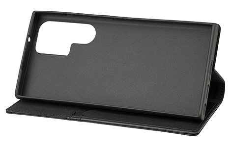【au限定】GRAMAS COLORS Protection Leather Case for Galaxy S23 Ultra／Black