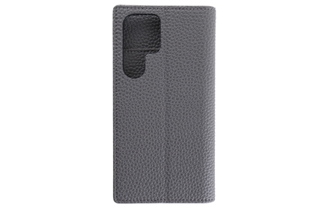 【au限定】Blanccoco NY-CHIC&Smart Leather Case for Galaxy S23 Ultra／Gray