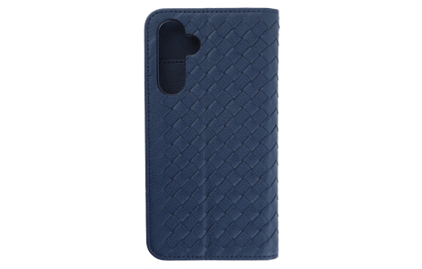 yauzBlanccoco NY-Intrecciato Hand-Knitted Case for Galaxy A54 5G^Ocean Navy