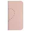 【au限定】Blanccoco NY-BIG Heart Leather Case for iPhone 15／Pink Amethyst