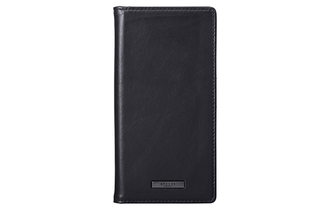 【au限定】GRAMAS COLORS Protection Genuine Leather Folio for iPhone 15 Plus／Black
