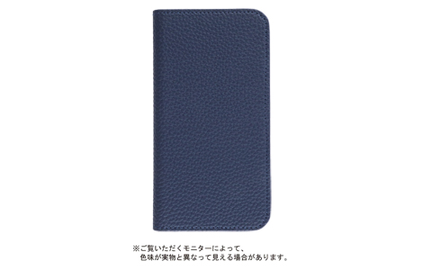 【au限定】Blanccoco NY-CHIC&Smart Leather Case for iPhone 15 Plus／Ocean Navy