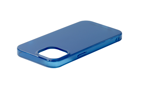 iPhone 15用 HEXAGON ソフトケース／MATTE SUNSET BLUE
