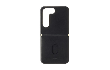 yauzGalaxy S23 genten Leather Slim Wrap Case with Card Holder^Black