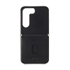 yauzGalaxy S23 genten Leather Slim Wrap Case with Card Holder^Black