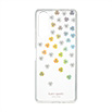 【au限定】Xperia 10 V kate spade（R）ハイブリッドカバー／Scattered Iridescent Flowers