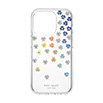 【au限定】iPhone 15 Pro用 kate spade（R）ハイブリッドカバー／Scattered Iridescent Flowers
